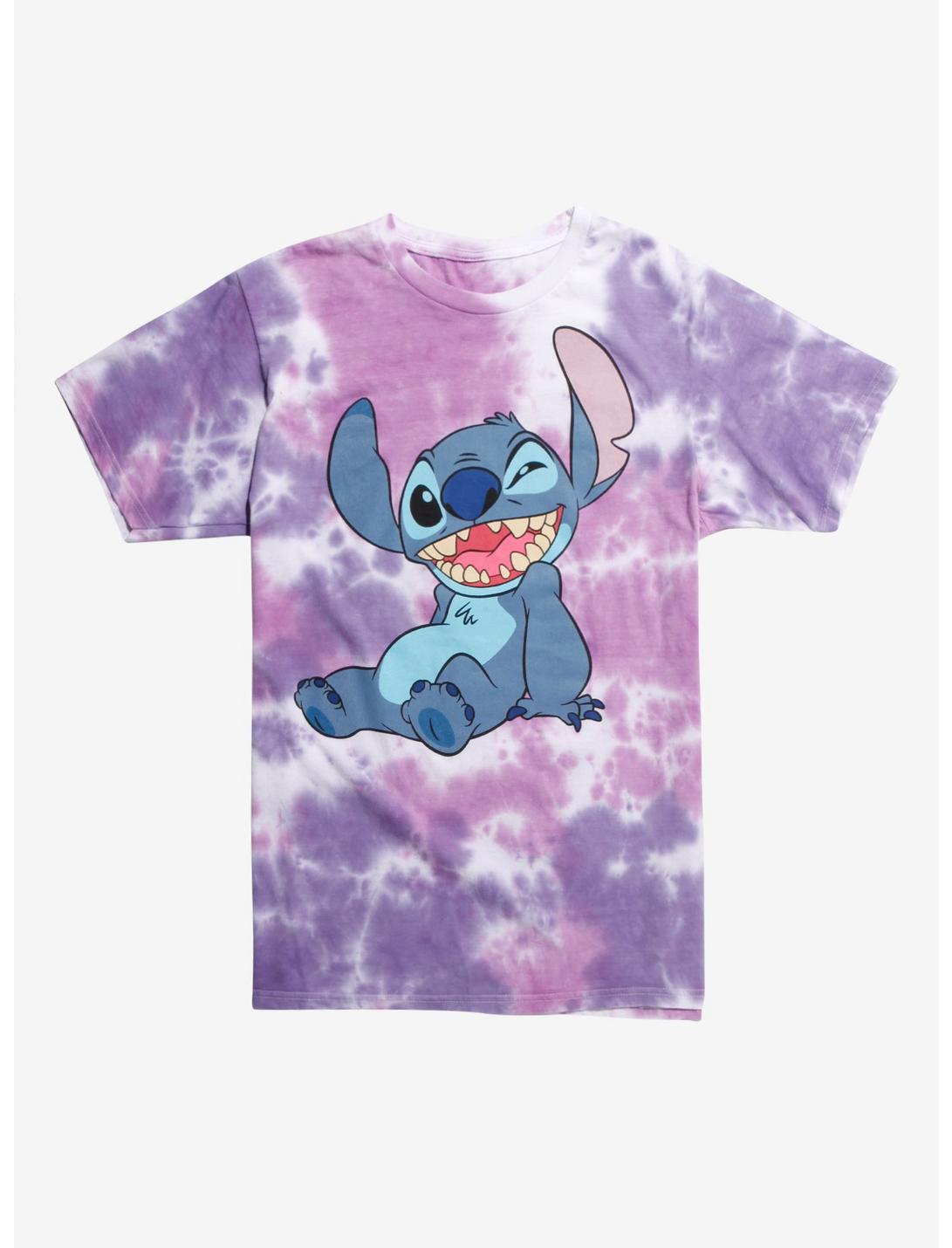 Disney Lilo & Stitch Winking Stitch Tie-Dye T-Shirt, MULTI, hi-res