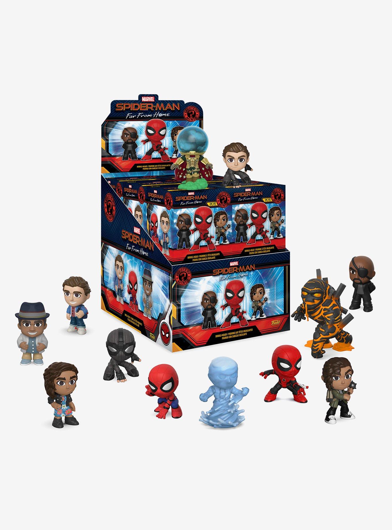 Funko Mystery Minis Marvel Spider-Man: Far From Home Blind Box Bobble ...