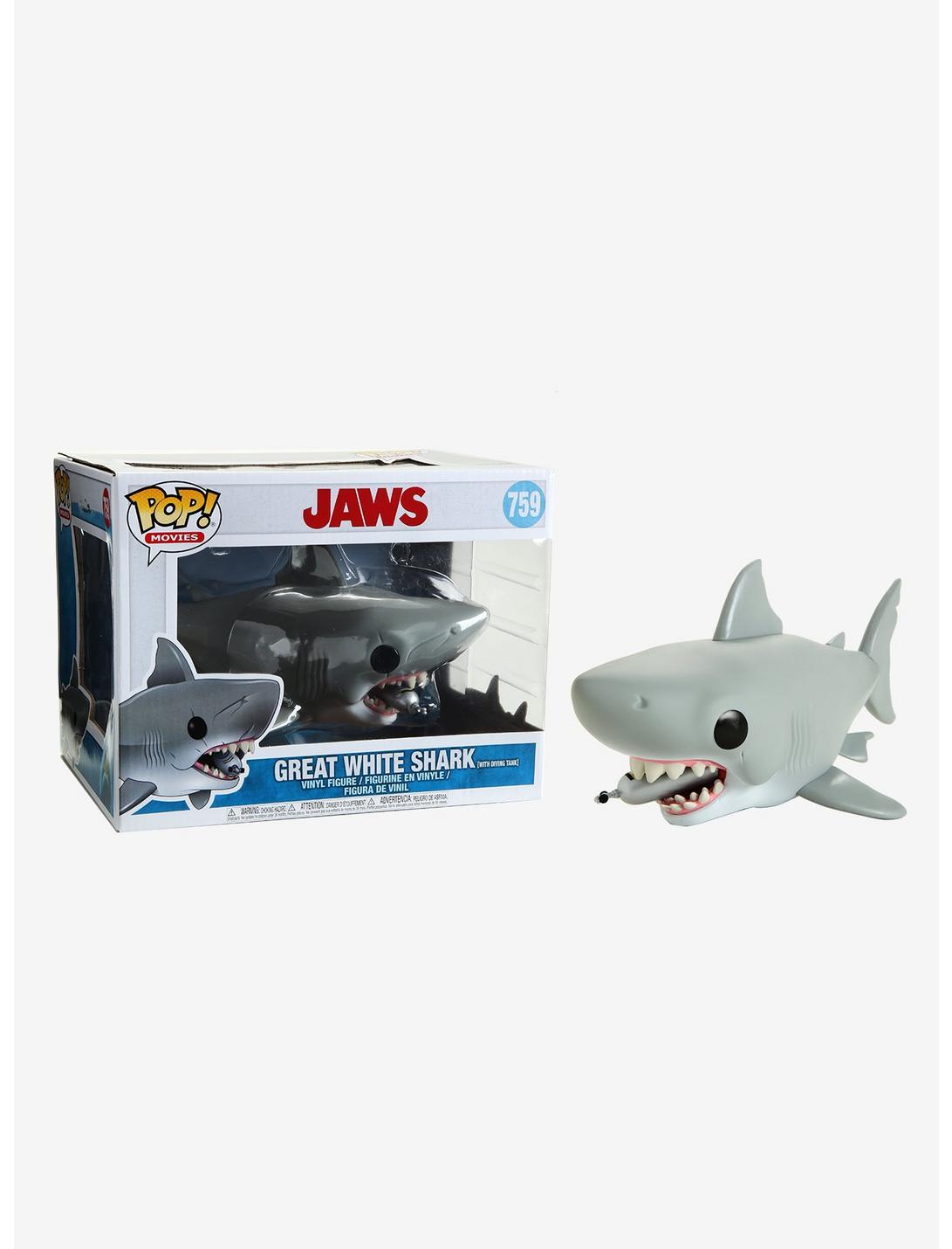 Funko Pop! Jaws Great White Shark (With Diving Tank) Vinyl Figure, , hi-res