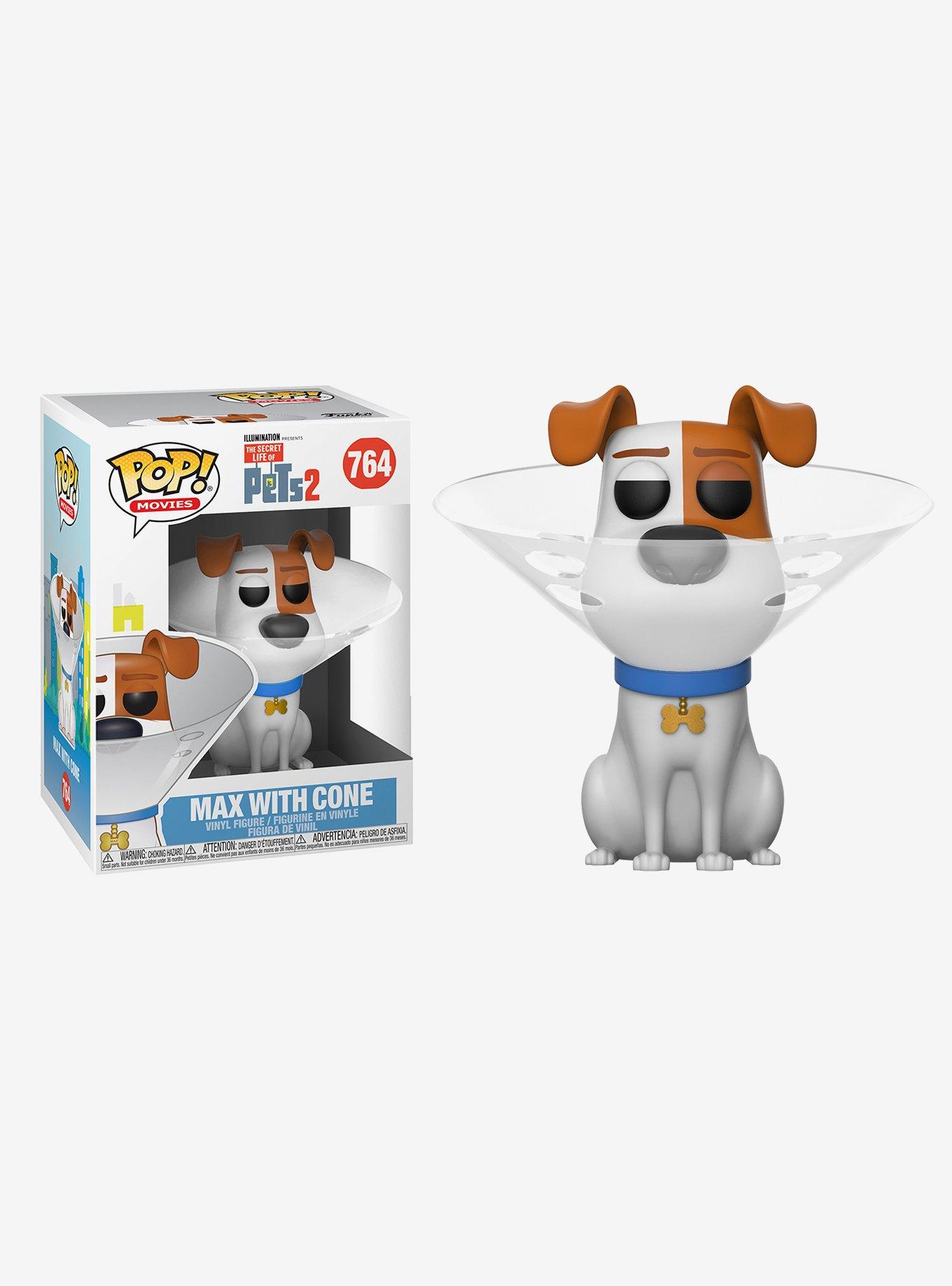 Funko Pop! The Secret Life of Pets 2 Max With Cone Vinyl Figure, , hi-res
