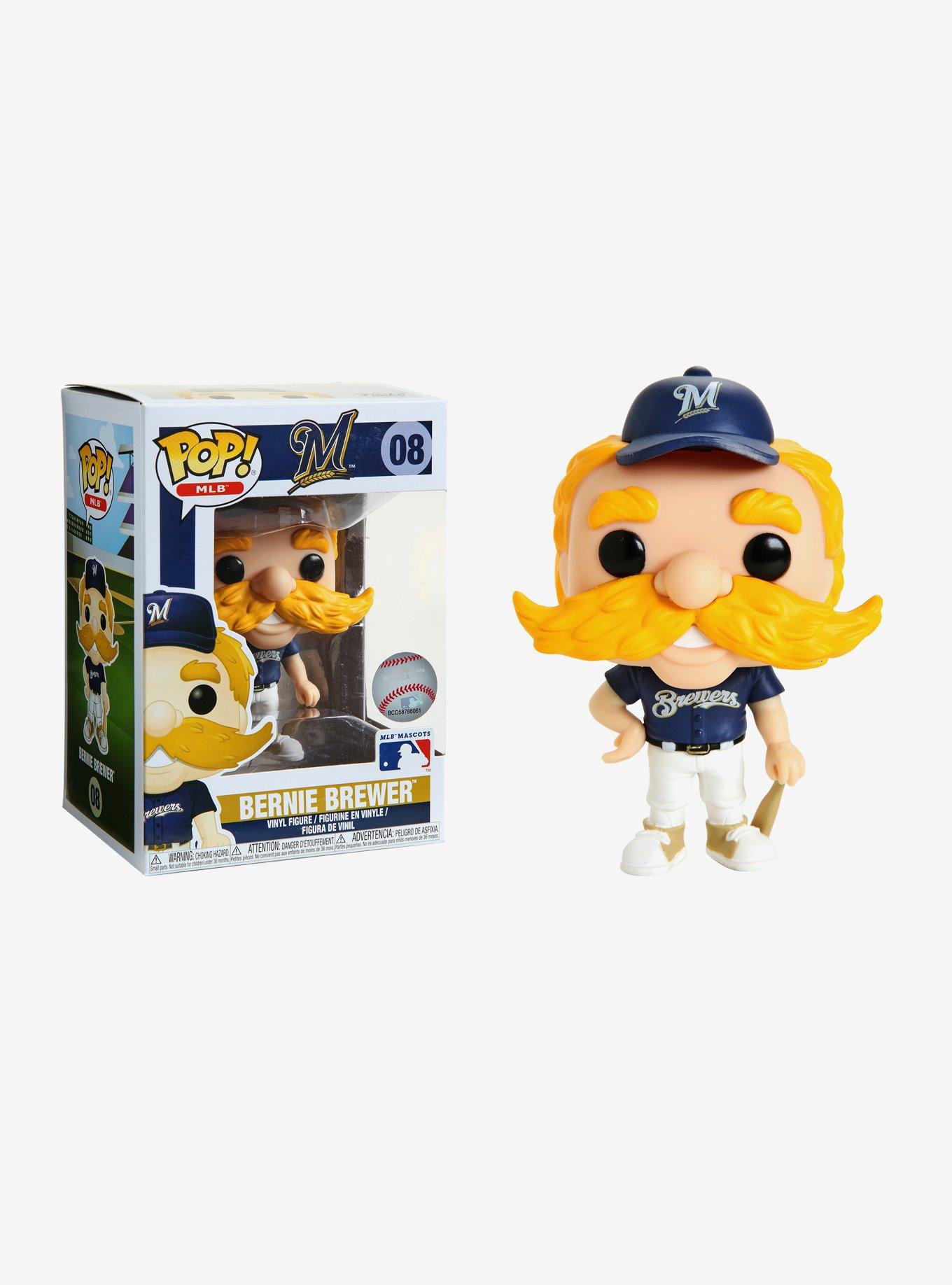 Funko Milwaukee Brewers Pop! MLB Bernie Brewer Vinyl Figure, , hi-res