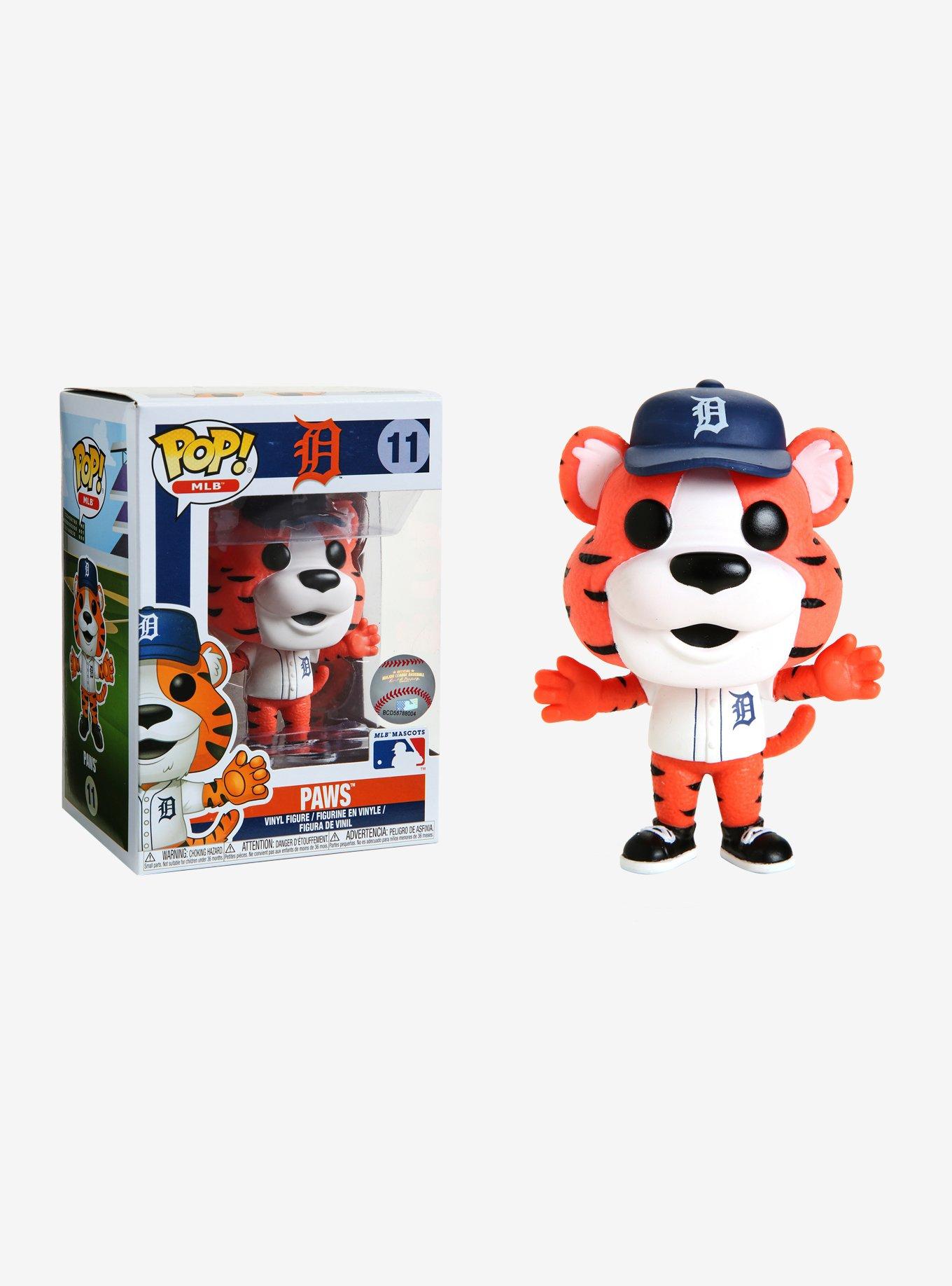 Funko Pop! MLB D #11 Paws Detroit Tigers MLB Mascots Vinyl Figure! Rare!