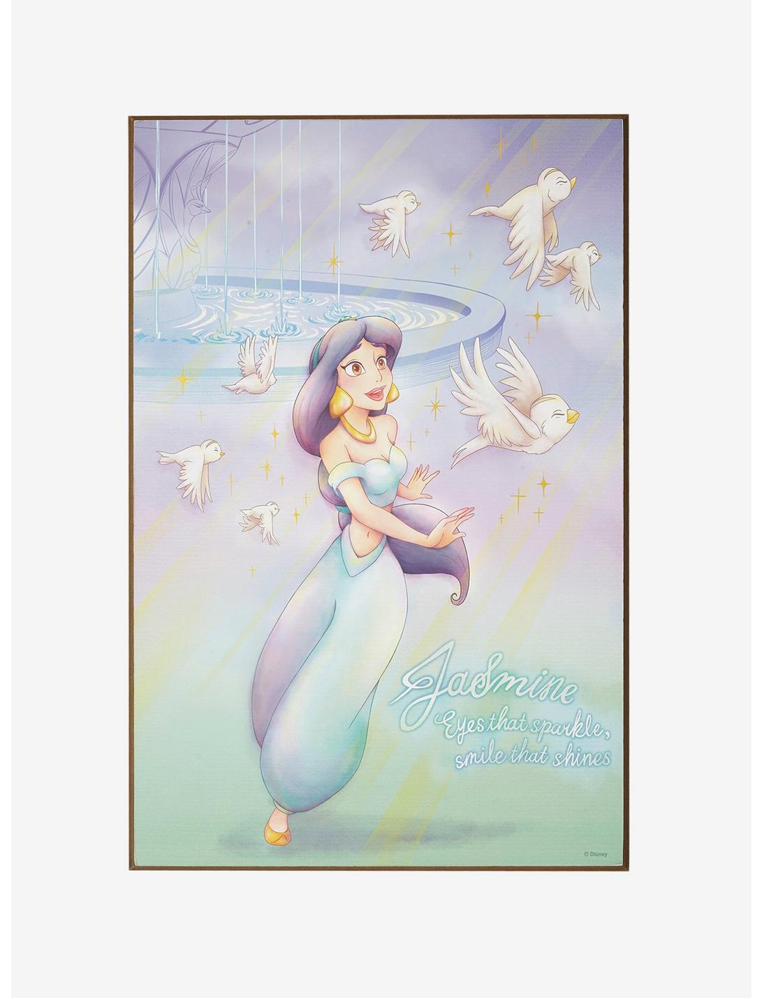 Disney Aladdin Jasmine Foil Print Poster Wood Wall Art, , hi-res