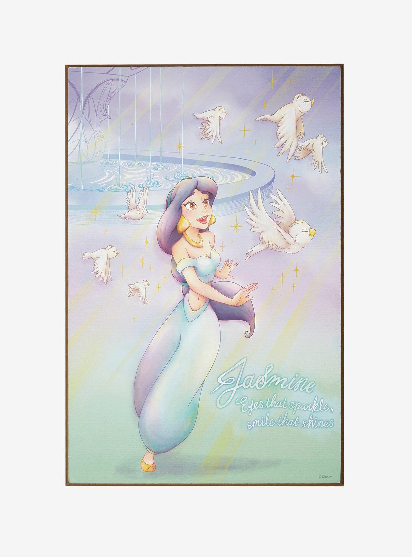 Disney Aladdin Jasmine Foil Print Poster Wood Wall Art, , hi-res