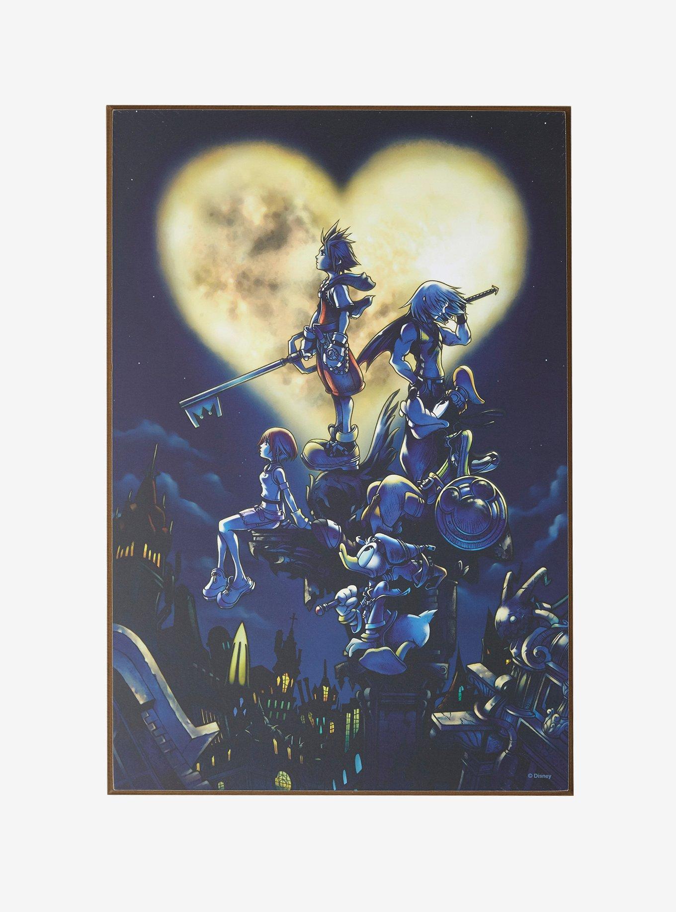 Kingdom Hearts Moon Pose Print Poster Wood Wall Art, , hi-res