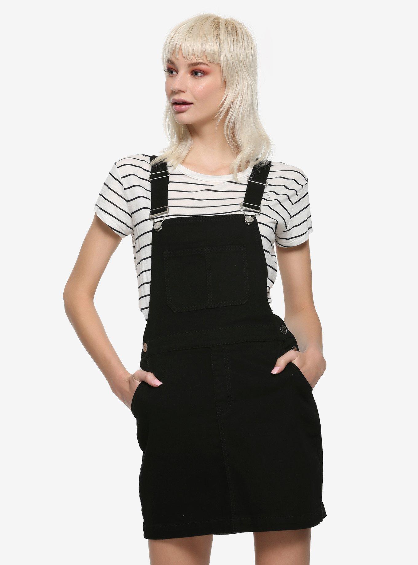 Black Utility Skirtall | Hot Topic