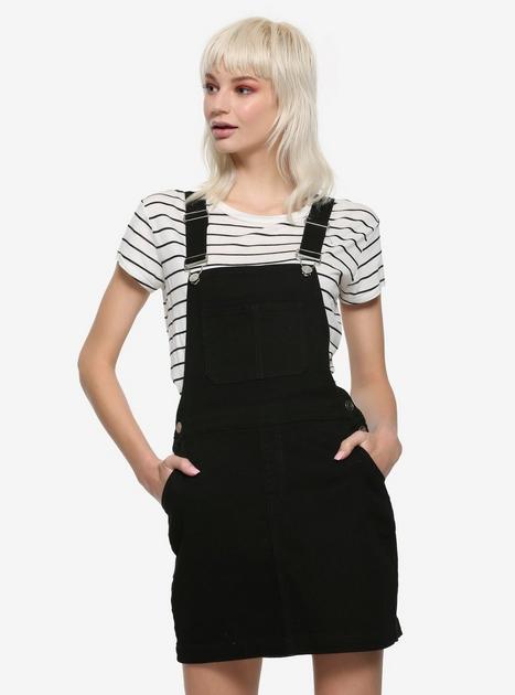 Black Utility Skirtall | Hot Topic