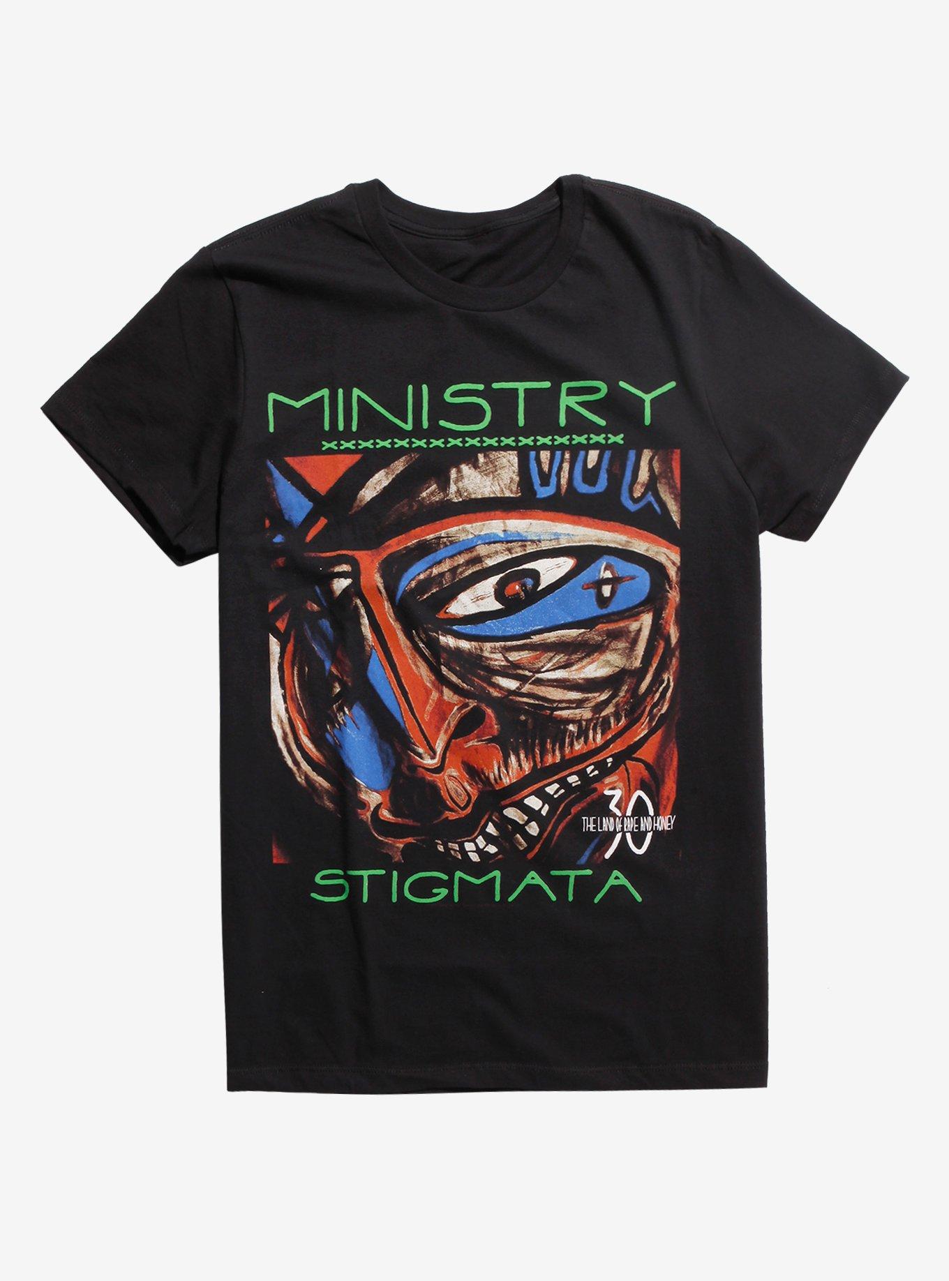 Ministry Stigmata Artwork T-Shirt, BLACK, hi-res