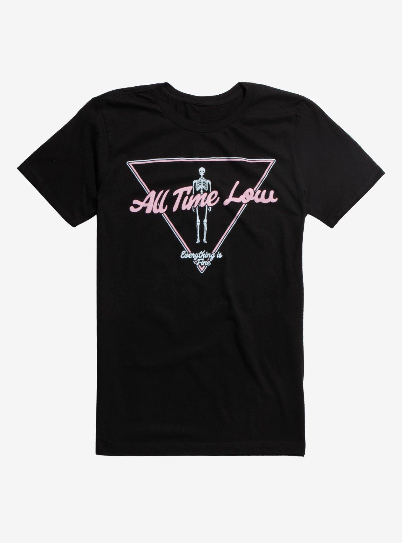 All Time Low Everything Is Fine T-Shirt, BLACK, hi-res