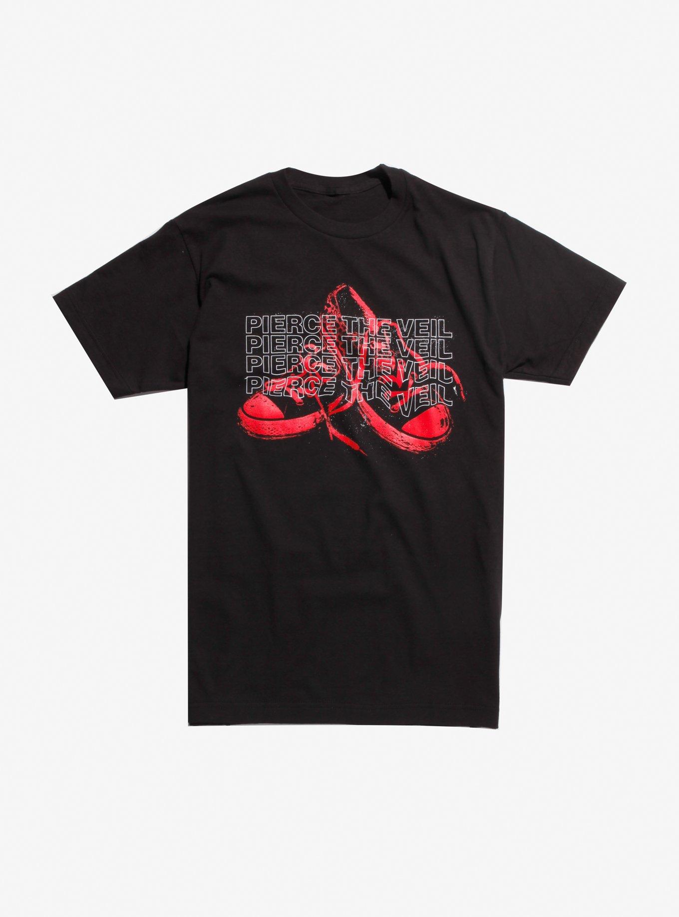 Pierce The Veil Shoes T-Shirt, BLACK, hi-res