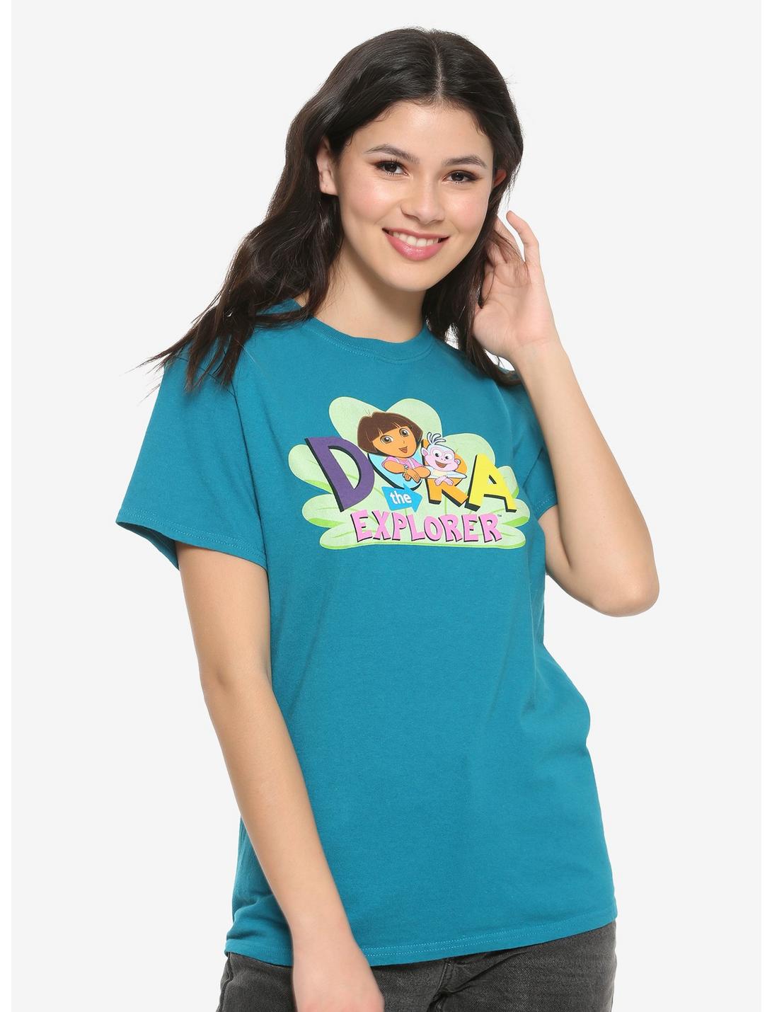 Dora The Explorer Logo T-Shirt - A BoxLunch Exclusive, MULTI, hi-res