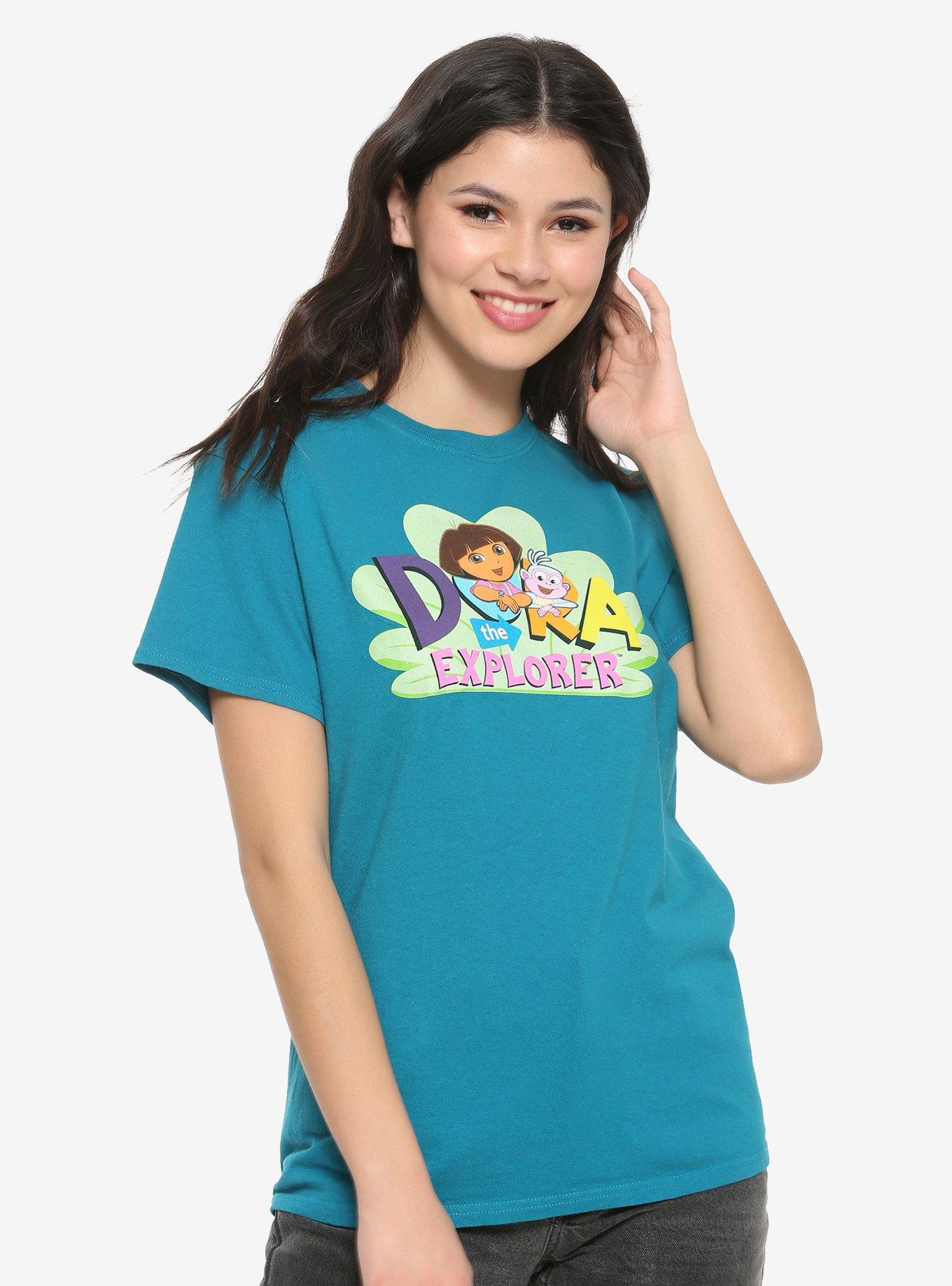 Dora The Explorer Logo T-Shirt - A BoxLunch Exclusive, MULTI, hi-res