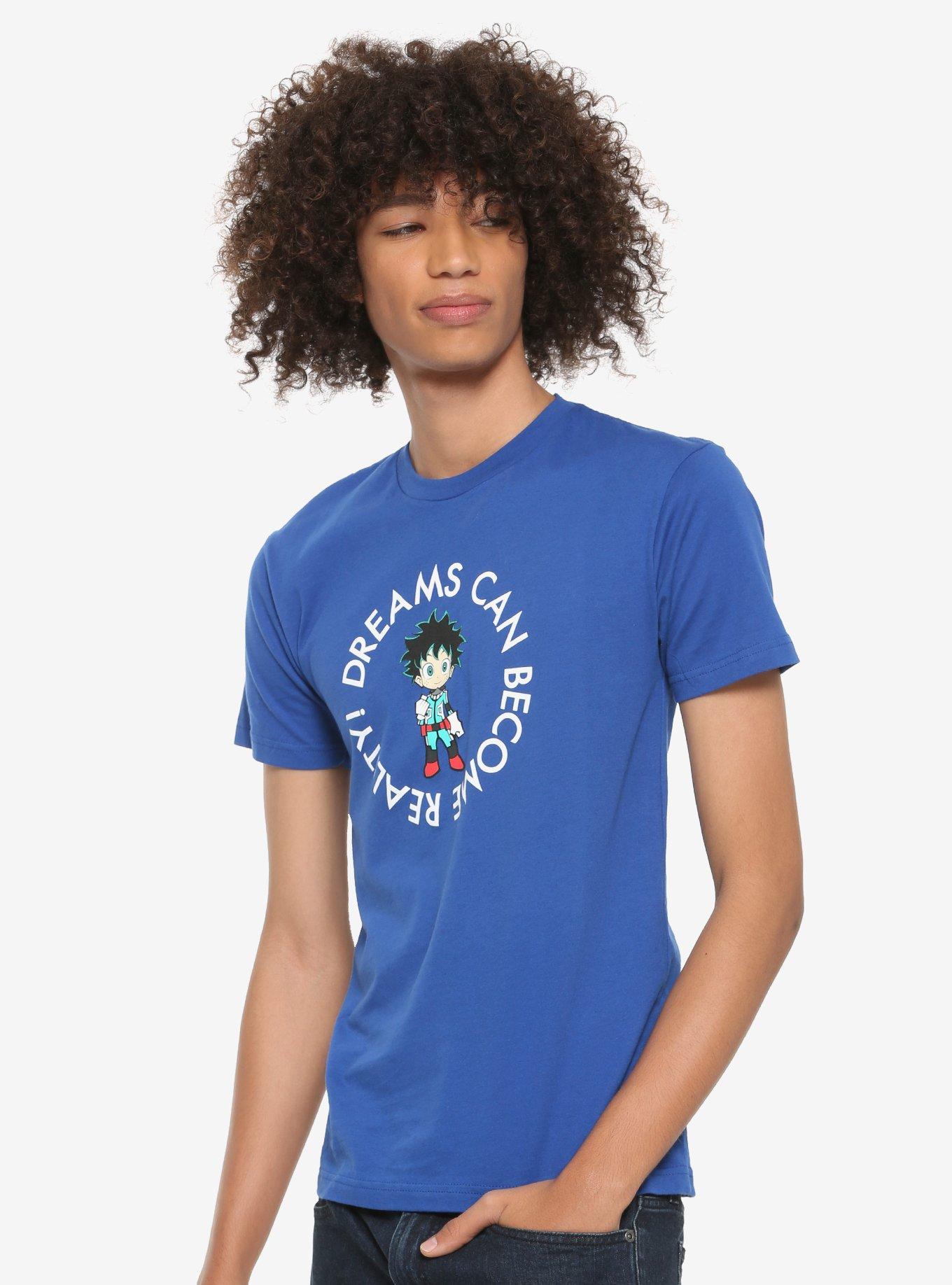 My Hero Academia Deku Dreams T-Shirt - BoxLunch Exclusive, BLUE, hi-res