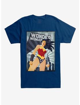 DC Comics Wonder Woman Cartoon Poster T-Shirt, , hi-res