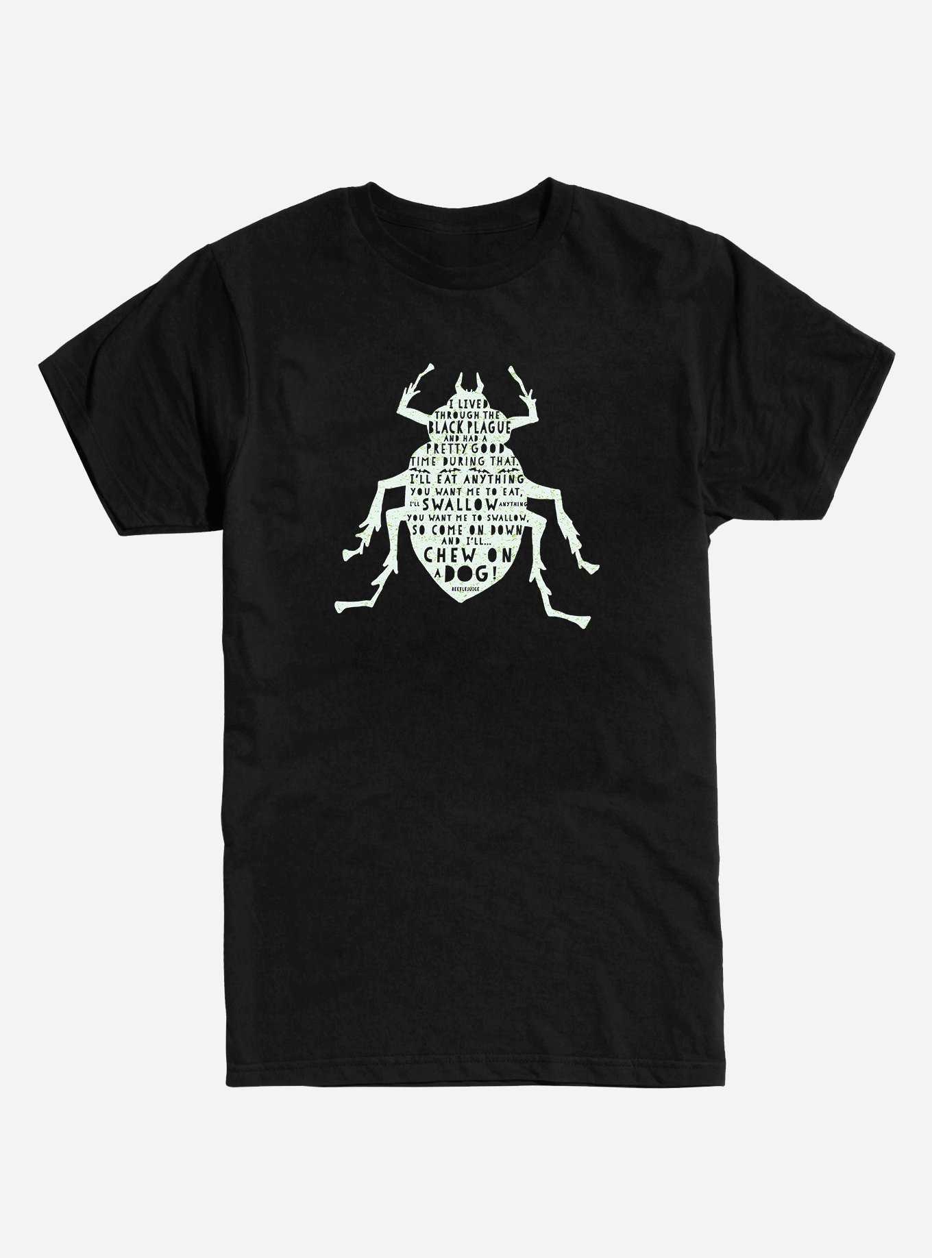 Beetlejuice Beetle Black T-Shirt, , hi-res