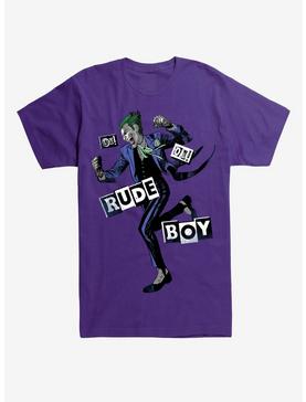 DC Comics Batman Joker Oi Rude Boy T-Shirt, PURPLE, hi-res
