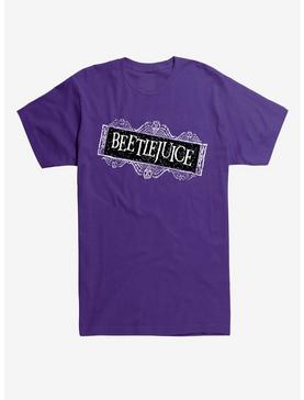 Beetlejuice Title Purple T-Shirt, PURPLE, hi-res