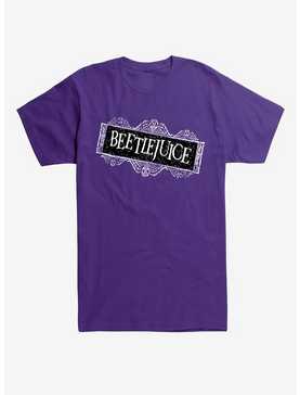 Beetlejuice Title Purple T-Shirt, , hi-res
