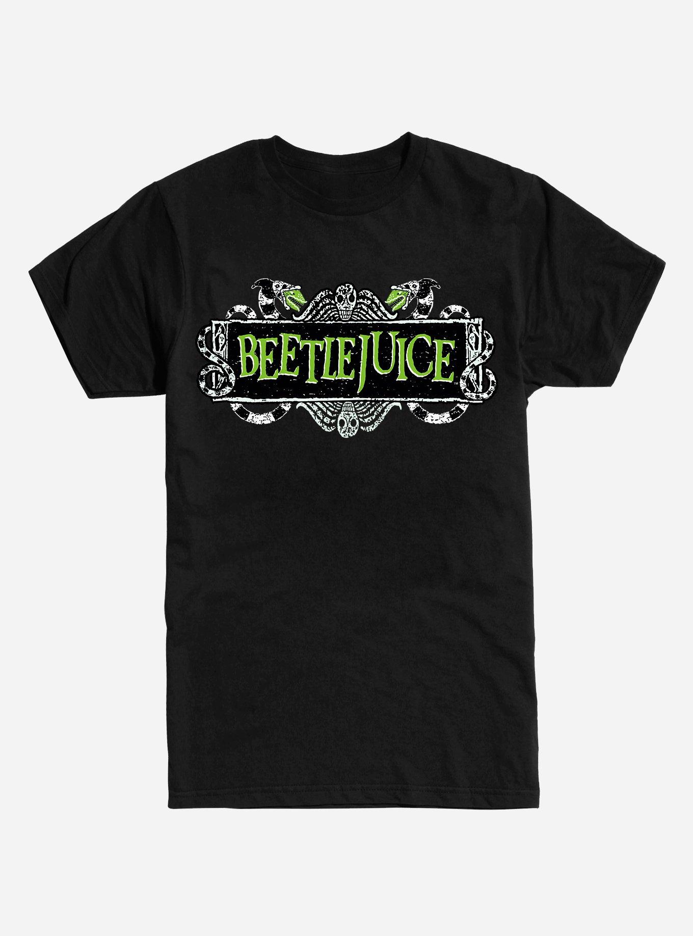 Beetlejuice Title Black T-Shirt, BLACK, hi-res