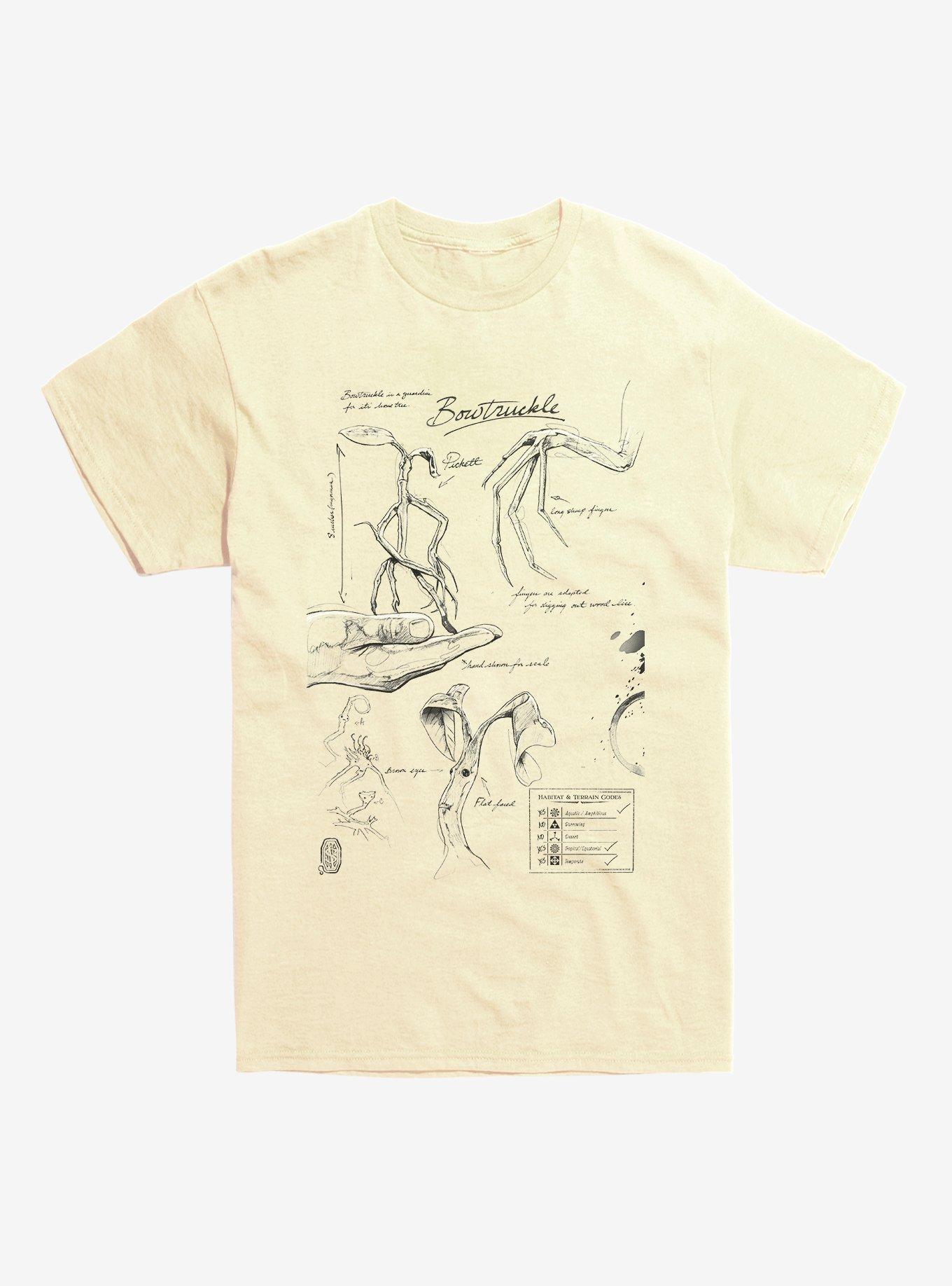 Fantastic Beasts Bowtruckle T-Shirt, SILVER, hi-res