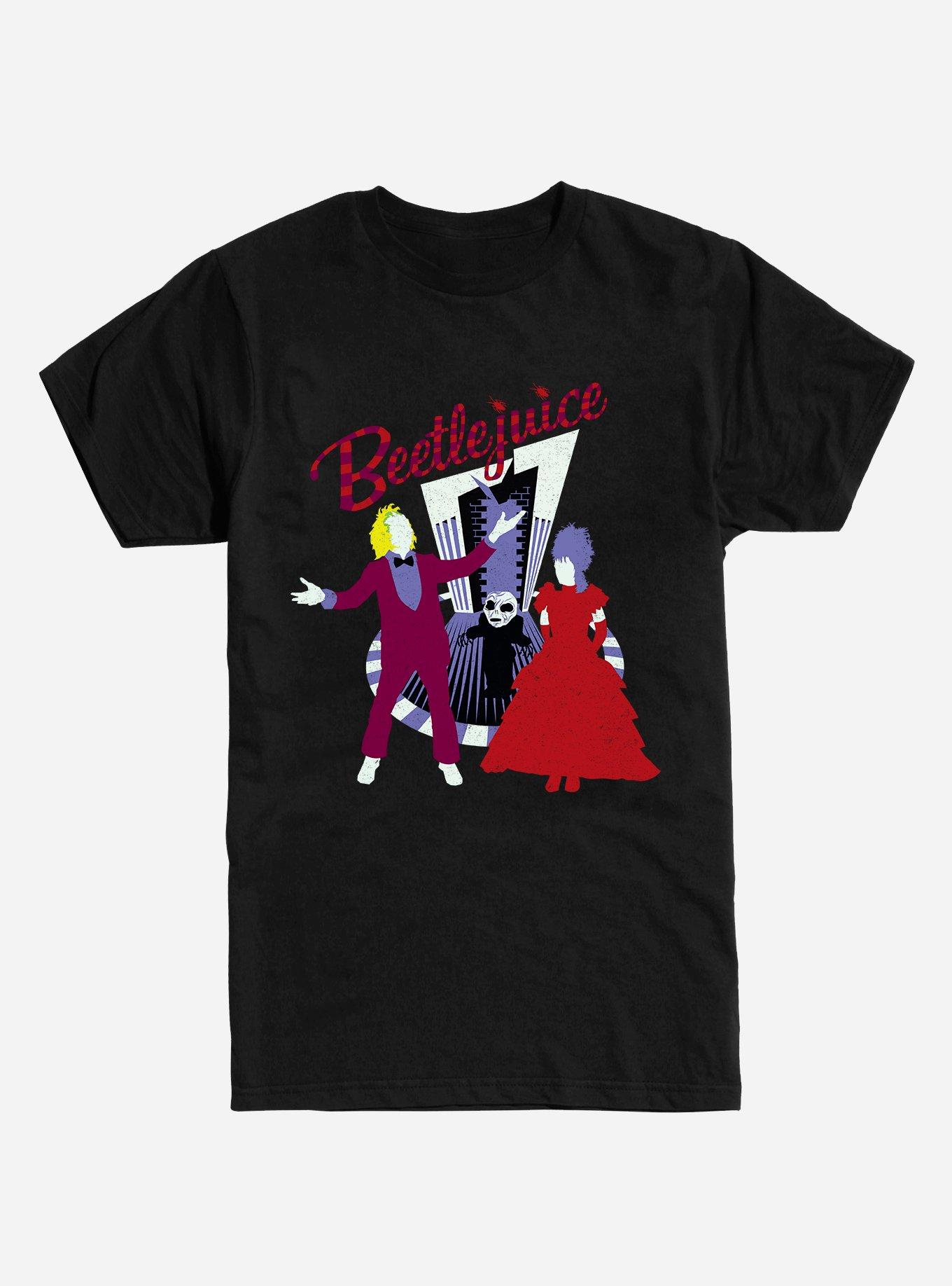 Beetlejuice Couple T-Shirt, BLACK, hi-res