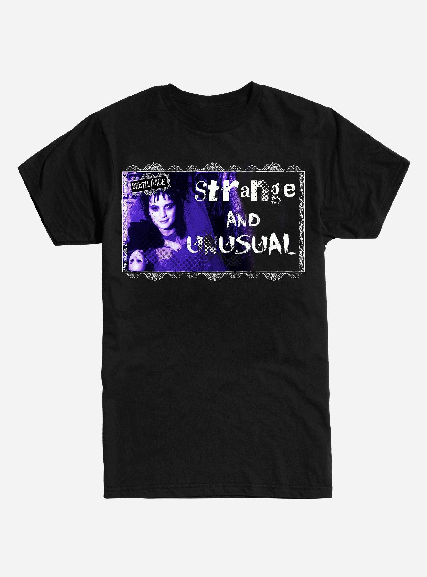 Beetlejuice Lydia Strange T-Shirt, BLACK, hi-res