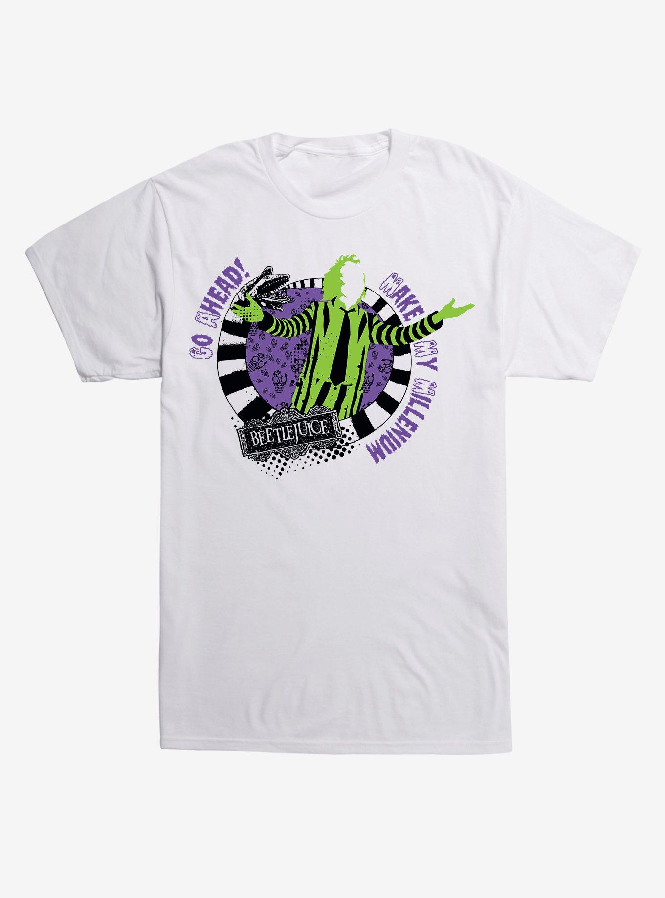 Beetlejuice Go Ahead TShirt WHITE Hot Topic