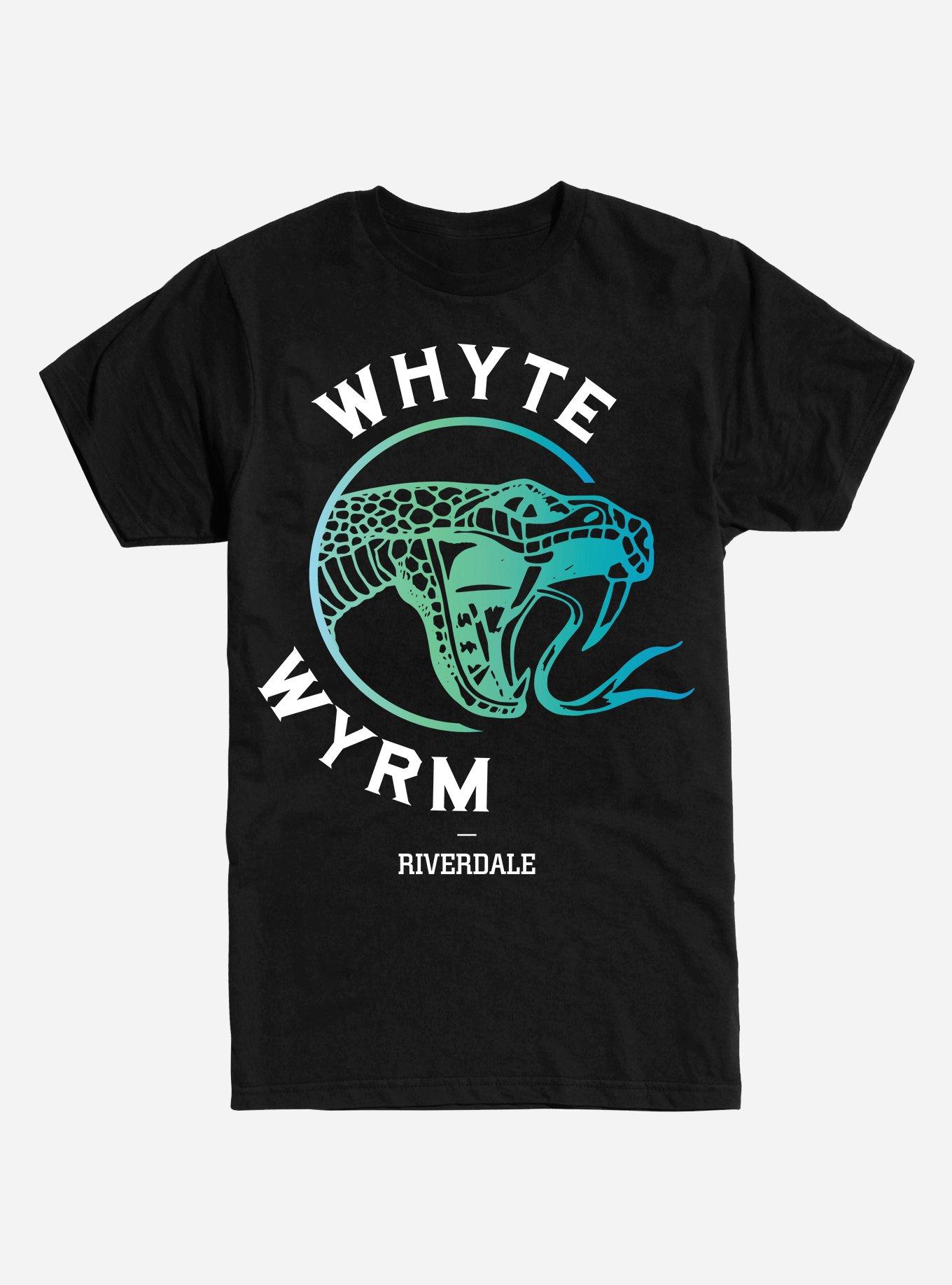 Riverdale Whyte WYRM Black T-Shirt, BLACK, hi-res