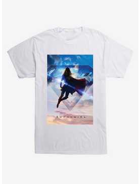 DC Comics Supergirl Logo Sky T-Shirt, WHITE, hi-res