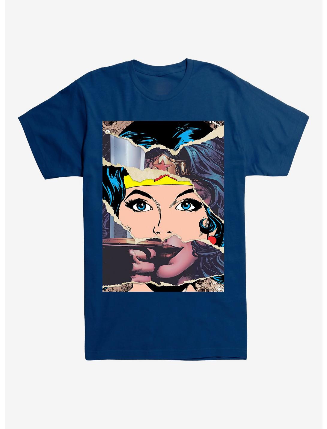 DC Comics Wonder Woman Pic Pieces T-Shirt, NAVY, hi-res