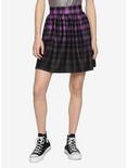 Purple Plaid Ombre Skirt, PLAID, hi-res