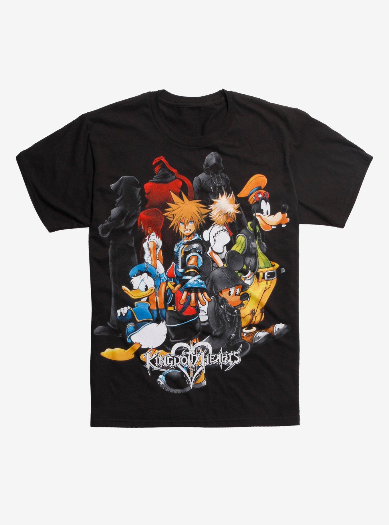 Disney Kingdom Hearts II Dark Group T-Shirt, MULTI, hi-res view 1