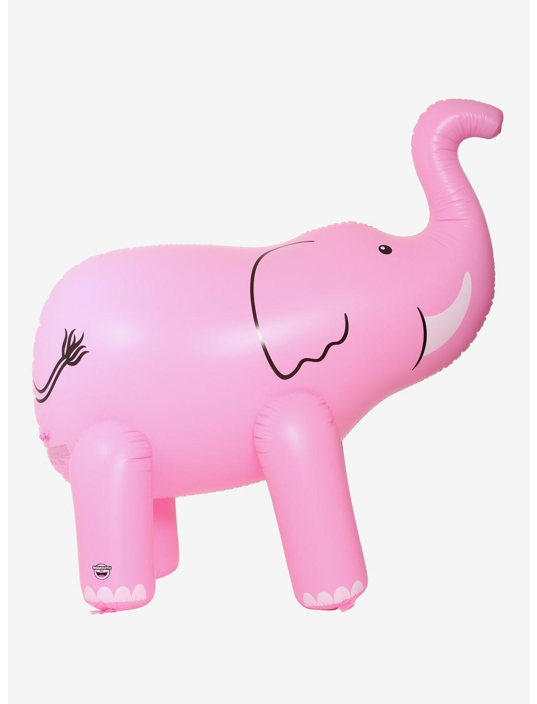Pink Elephant Inflatable Yard Sprinkler, , hi-res