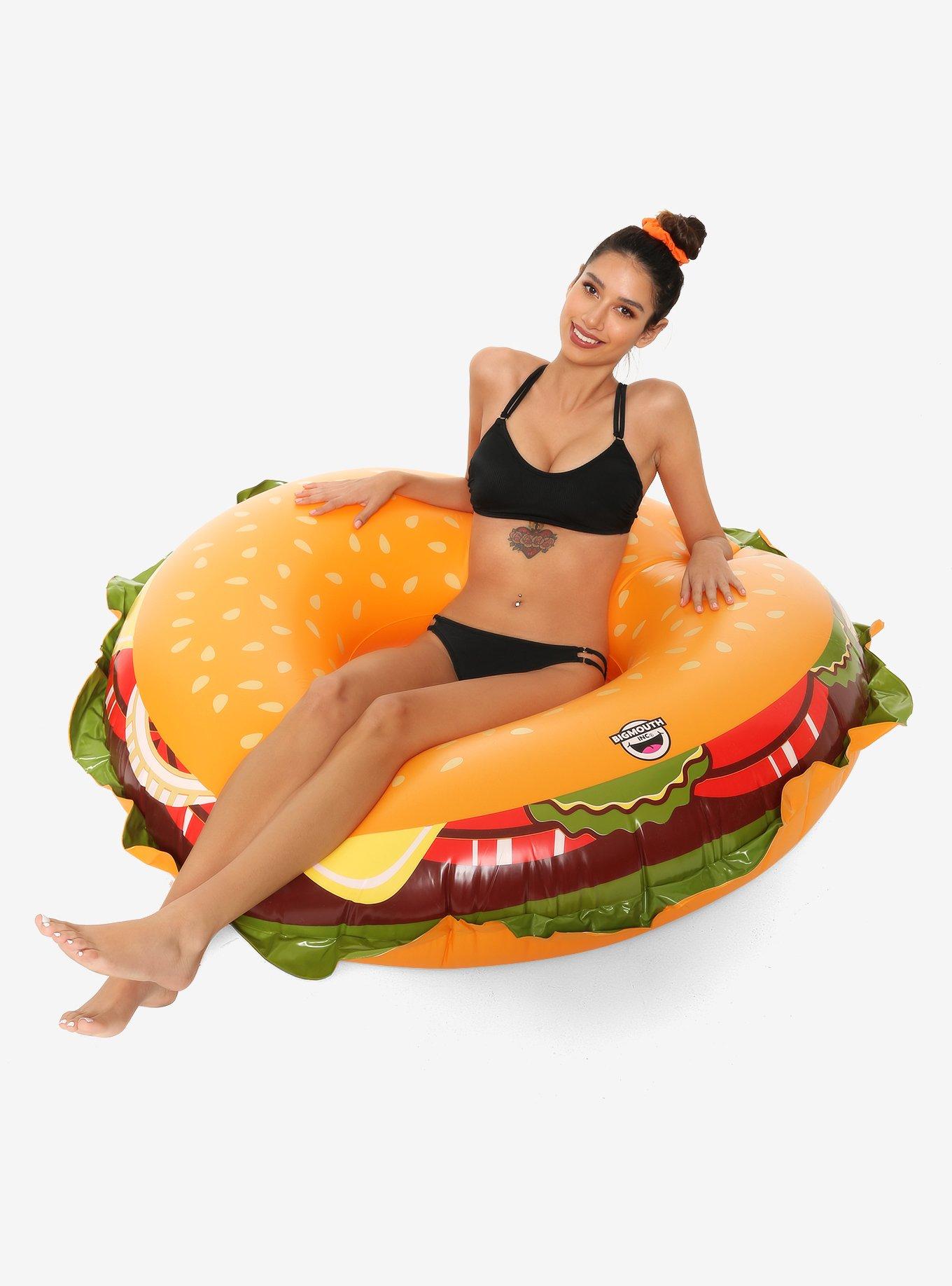 Giant Cheeseburger Pool Float, , hi-res