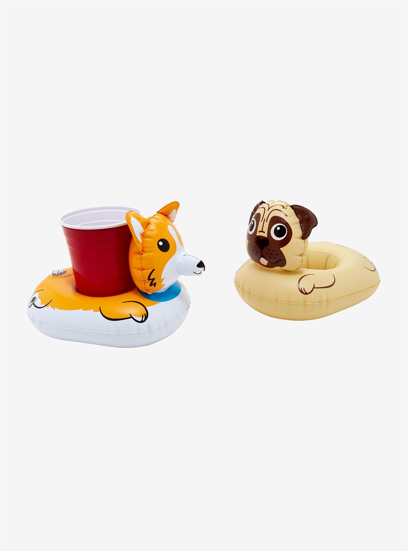 Corgi & Pug Inflatable Beverage Floats, , hi-res