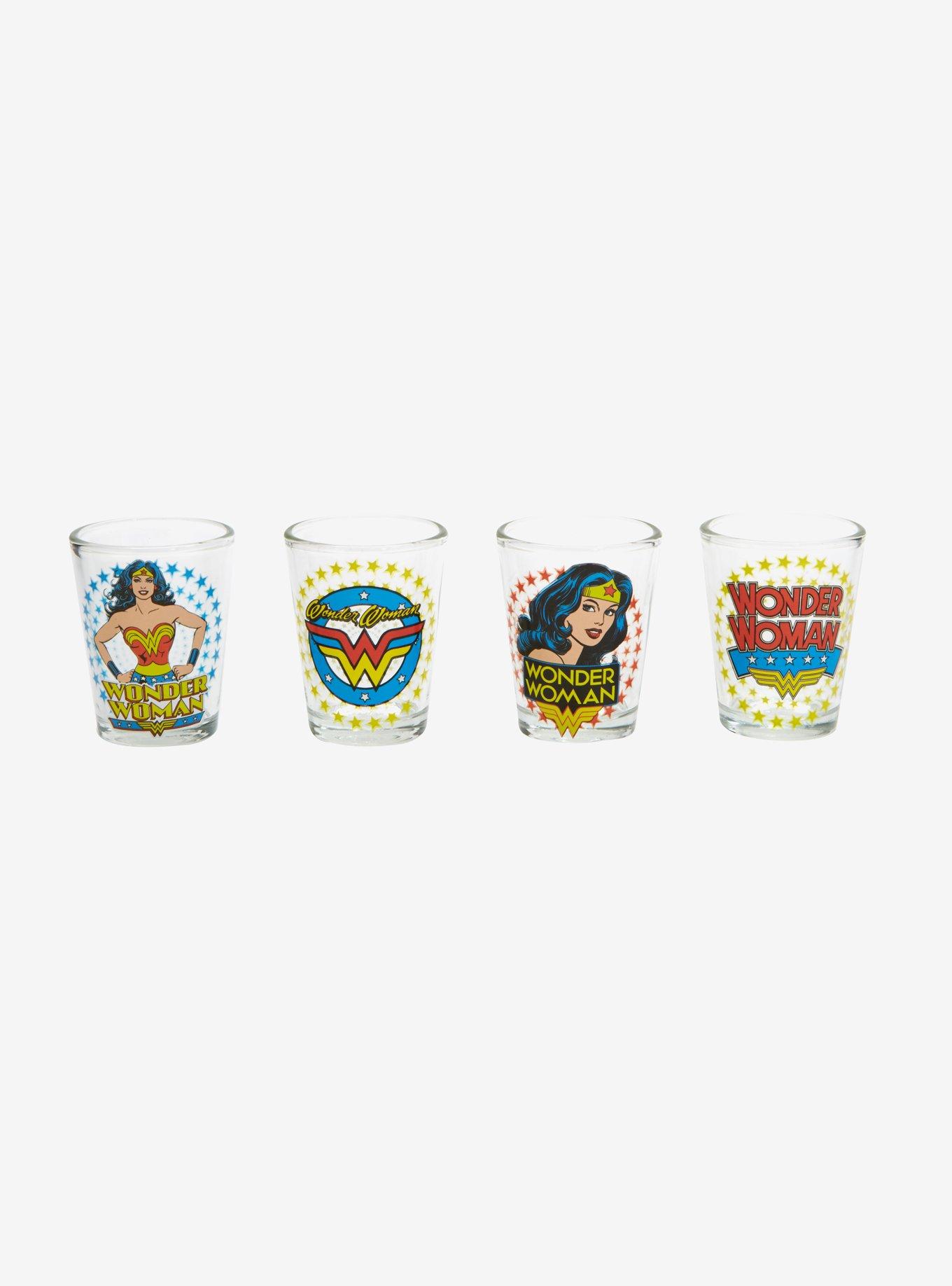 DC Comics Wonder Woman Shot Glass Set, , hi-res