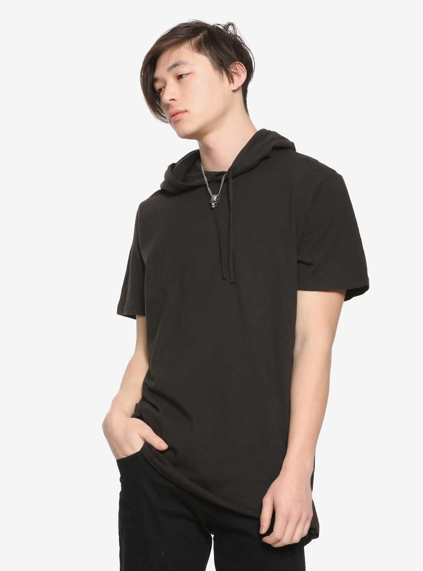 Black store hood shirt