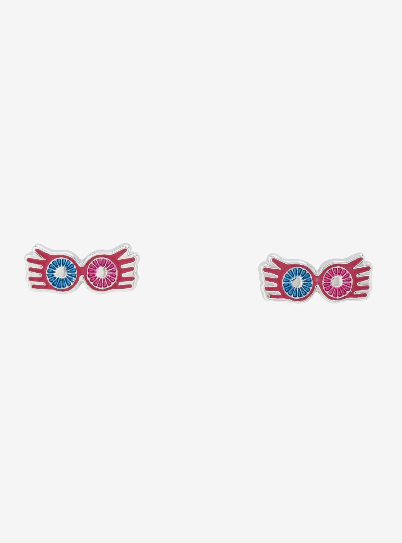Harry Potter Luna Lovegood Spectrespecs Enamel Earrings, , hi-res