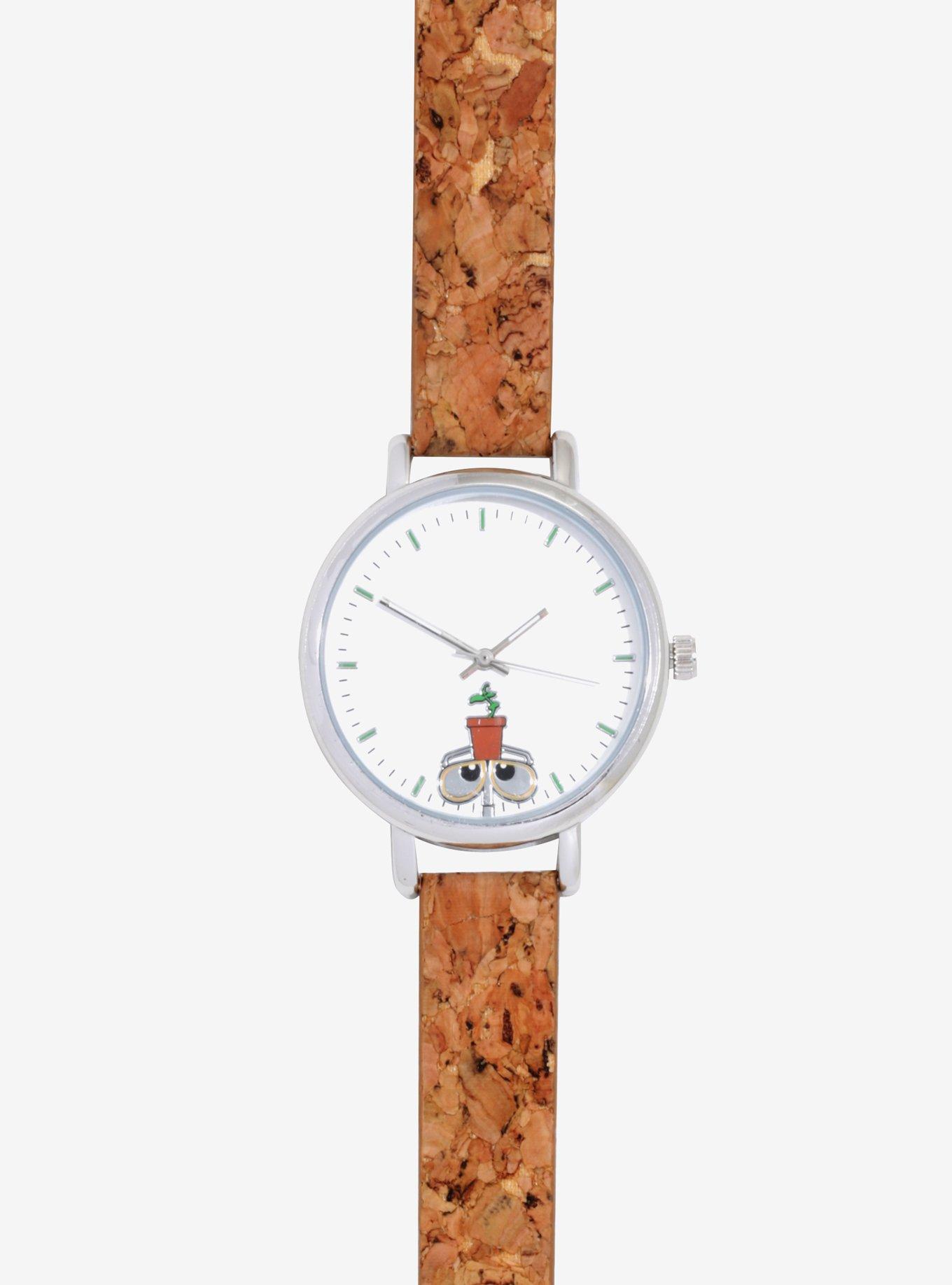 Disney Pixar WALL-E Cork Strap Watch - BoxLunch Exclusive, , hi-res