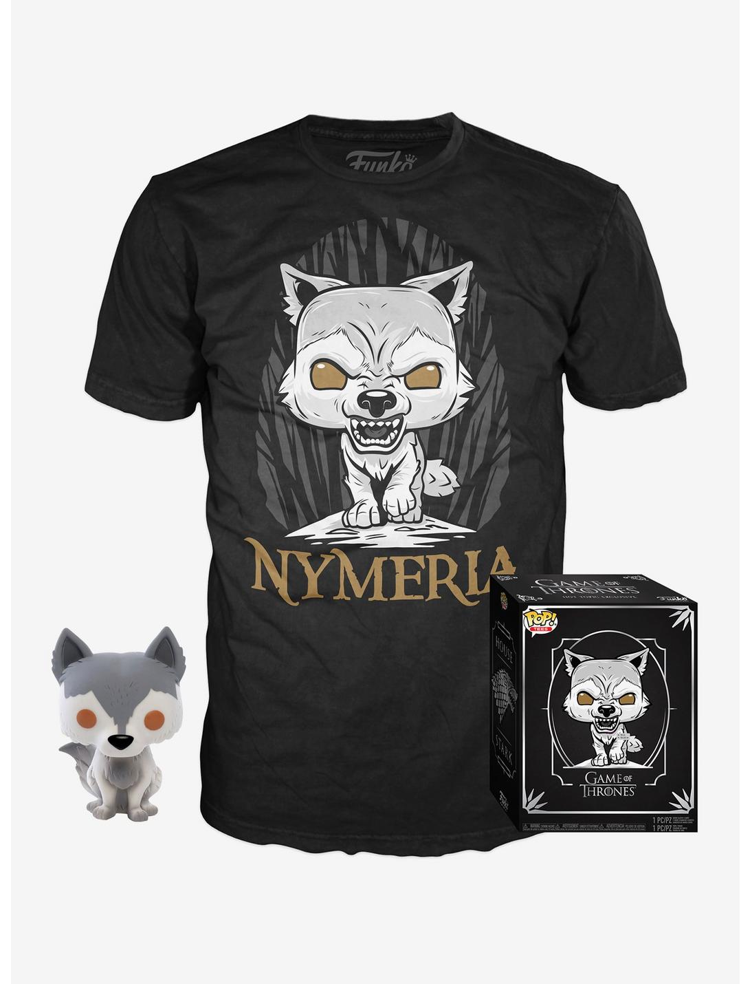 Funko Game Of Thrones Pop! Tees Nymeria T-Shirt & Vinyl Figure Box Set Hot Topic Exclusive, MULTI, hi-res
