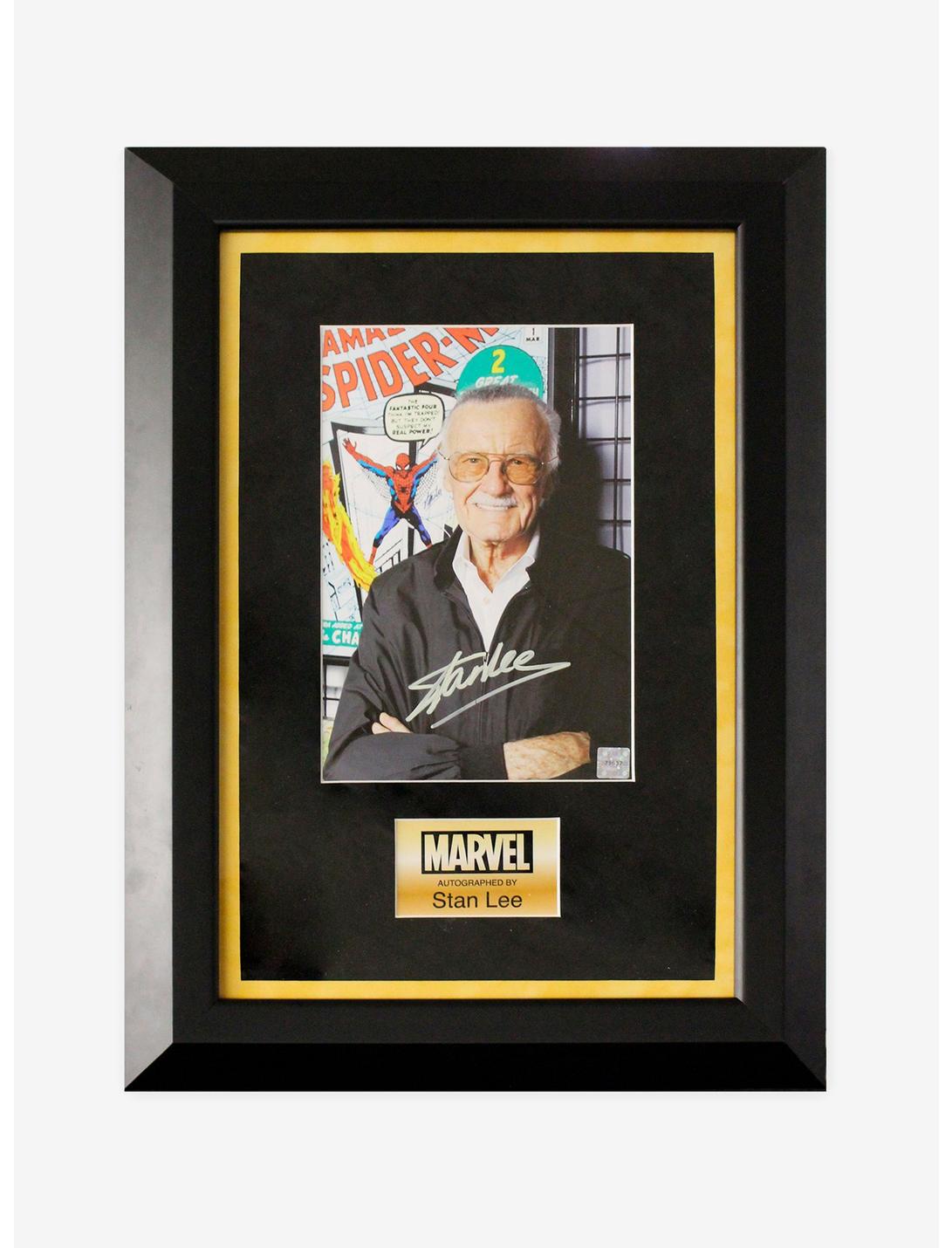 Marvel Stan Lee Full Color Signed Photo, , hi-res