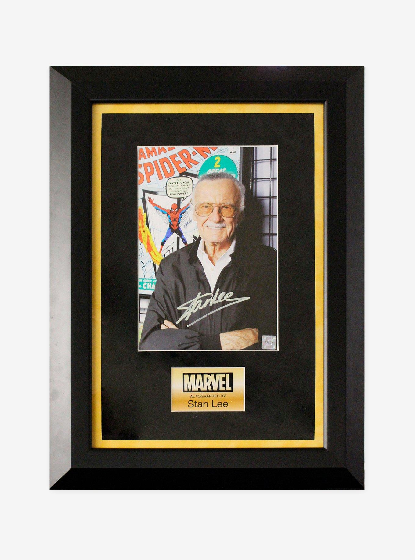 Marvel Stan Lee Full Color Signed Photo, , hi-res
