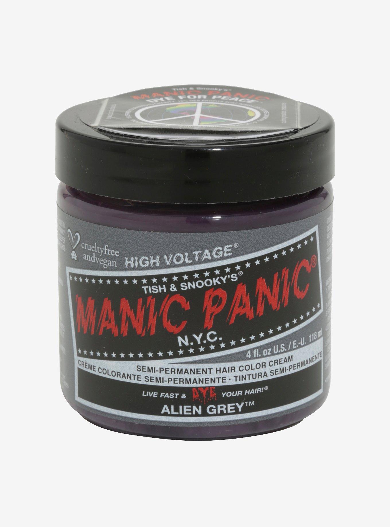 Manic Panic Alien Gray Semi-Permanent Hair Color Cream Dye, , hi-res