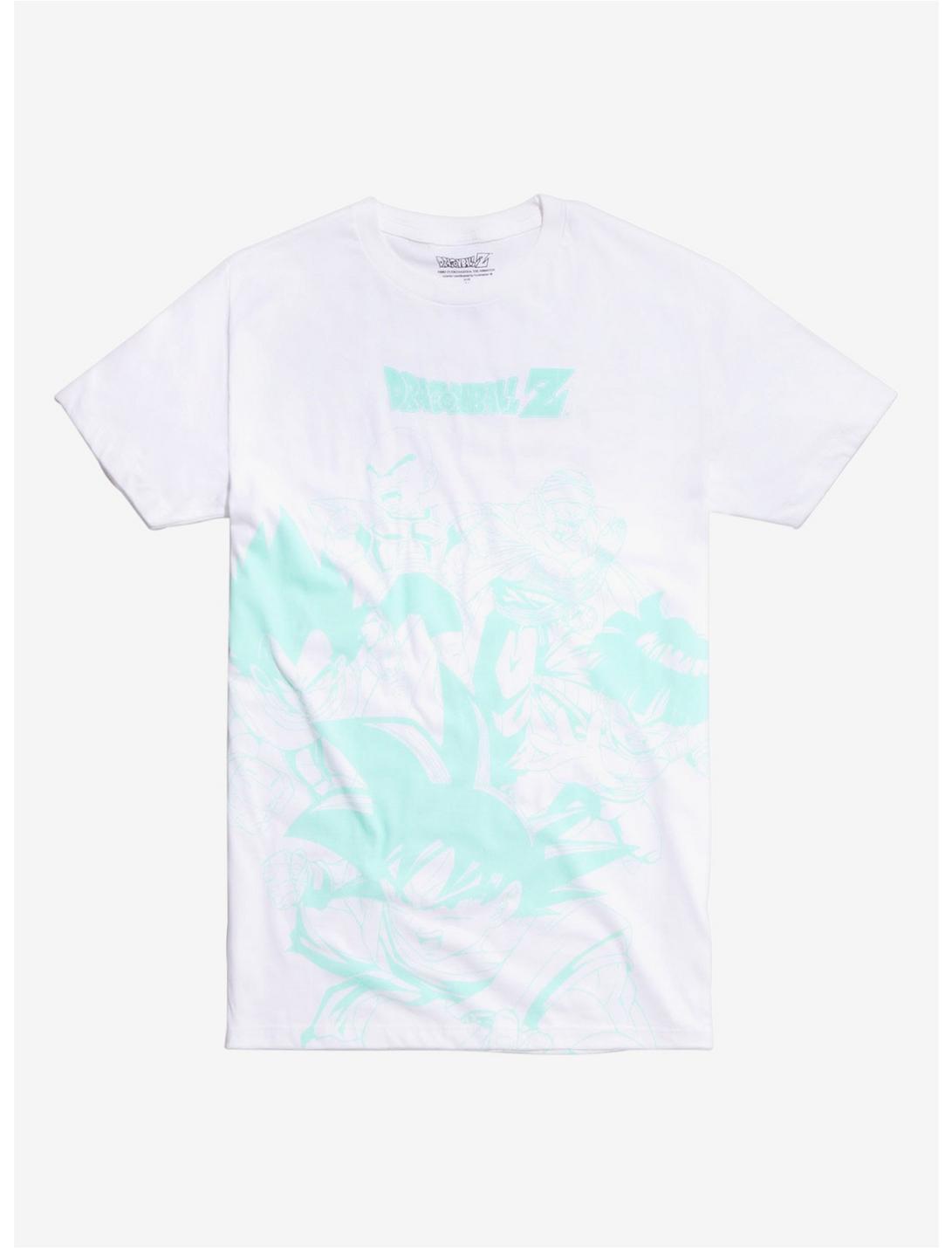 Dragon Ball Z Mint Print T-Shirt, AQUA, hi-res
