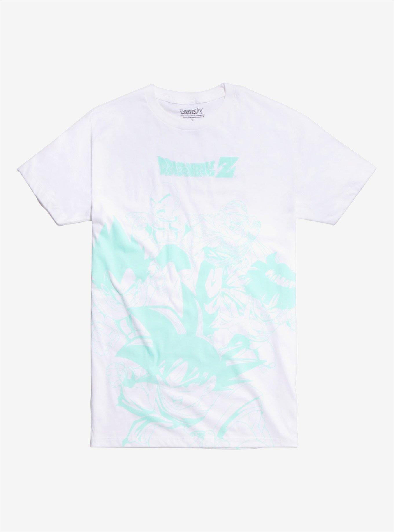 Dragon Ball Z Mint Print T-Shirt, AQUA, hi-res