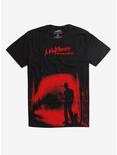 A Nightmare On Elm Street Freddy Silhouette T-Shirt, RED, hi-res