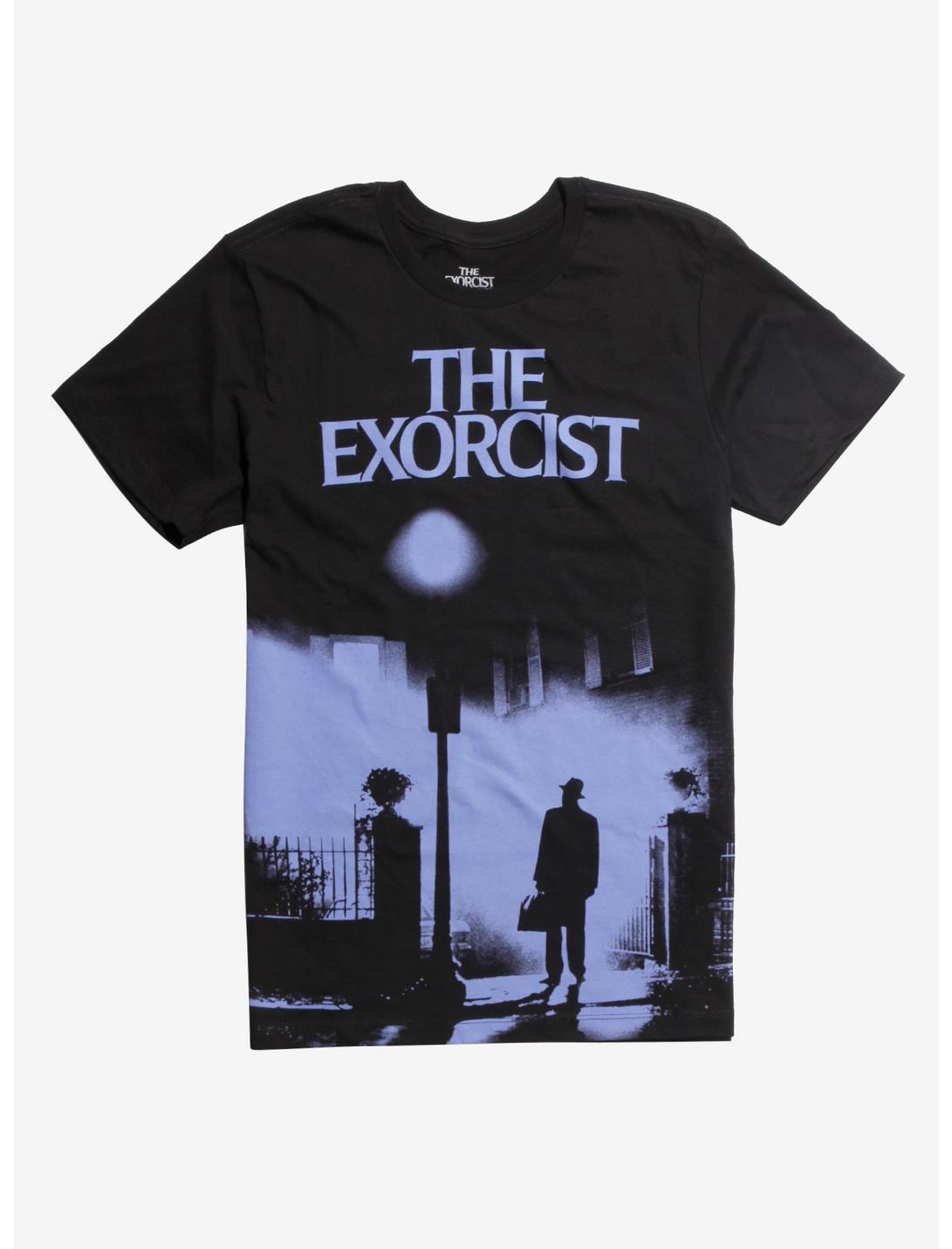 The Exorcist Poster T-Shirt, PURPLE, hi-res