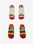 Rainbow Liner Socks 2 Pair, , hi-res