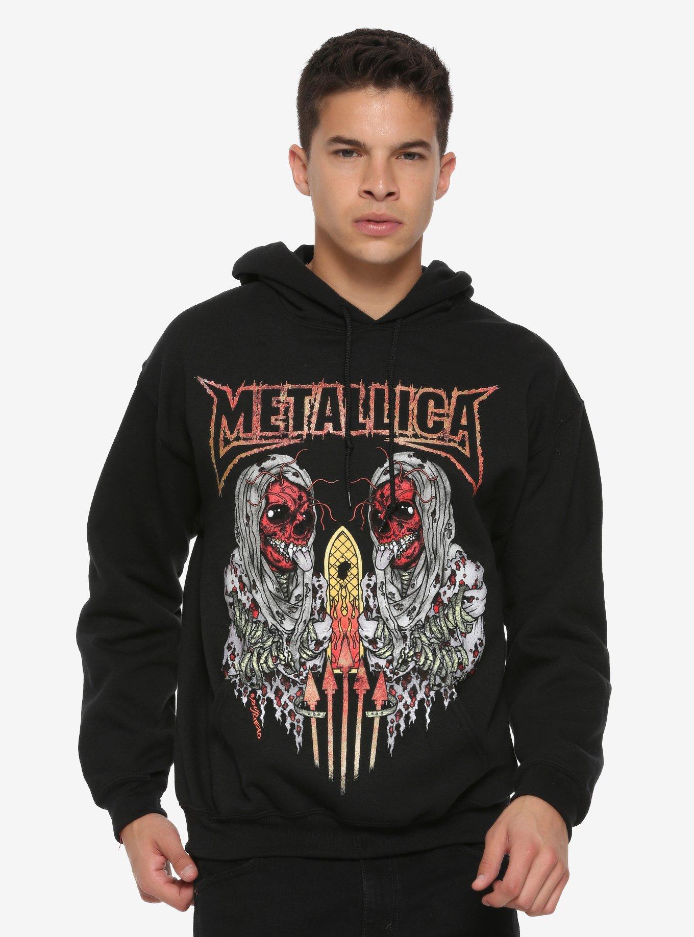 Metallica hoodie hot sale hot topic