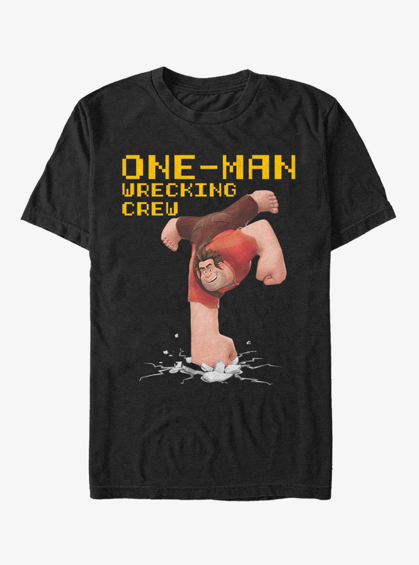 Disney Wreck-It Ralph Wrecking Crew T-Shirt, BLACK, hi-res